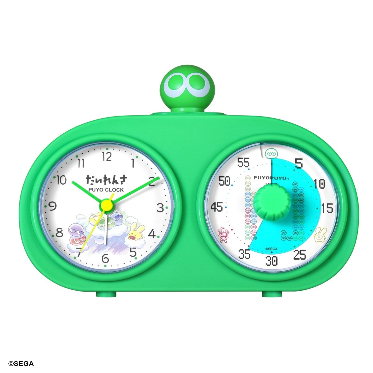 『ぷよぷよ』35周年記念 だいれんさ CLOCK&TIMER みどりぷよモデル - フルトンジャパン公式通販サイト