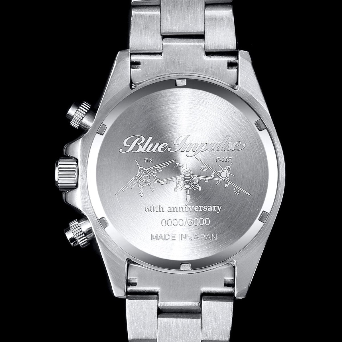 ブルーインパルス創立60周年記念パイロットクロノグラフ ホワイト - 公式通販サイト「アニメコレクション/Anime Collection」