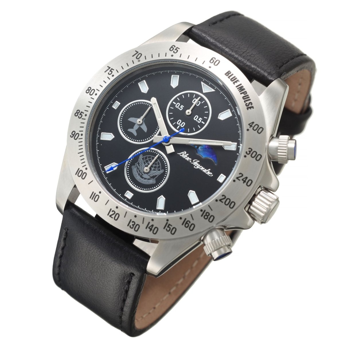 ブルーインパルス創立60周年記念パイロットクロノグラフ ブラック - 公式通販サイト「アニメコレクション/Anime Collection」