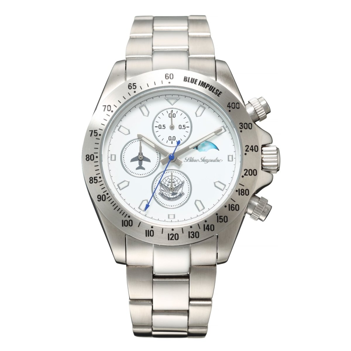 ブルーインパルス創立60周年記念パイロットクロノグラフ ホワイト - 公式通販サイト「アニメコレクション/Anime Collection」