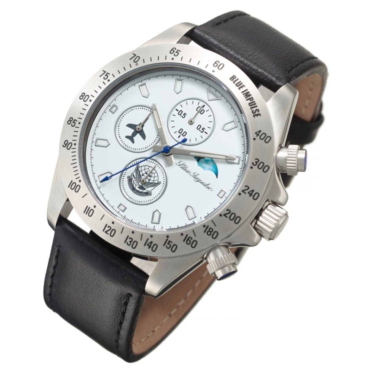 ブルーインパルス創立60周年記念パイロットクロノグラフ ホワイト - 公式通販サイト「アニメコレクション/Anime Collection」