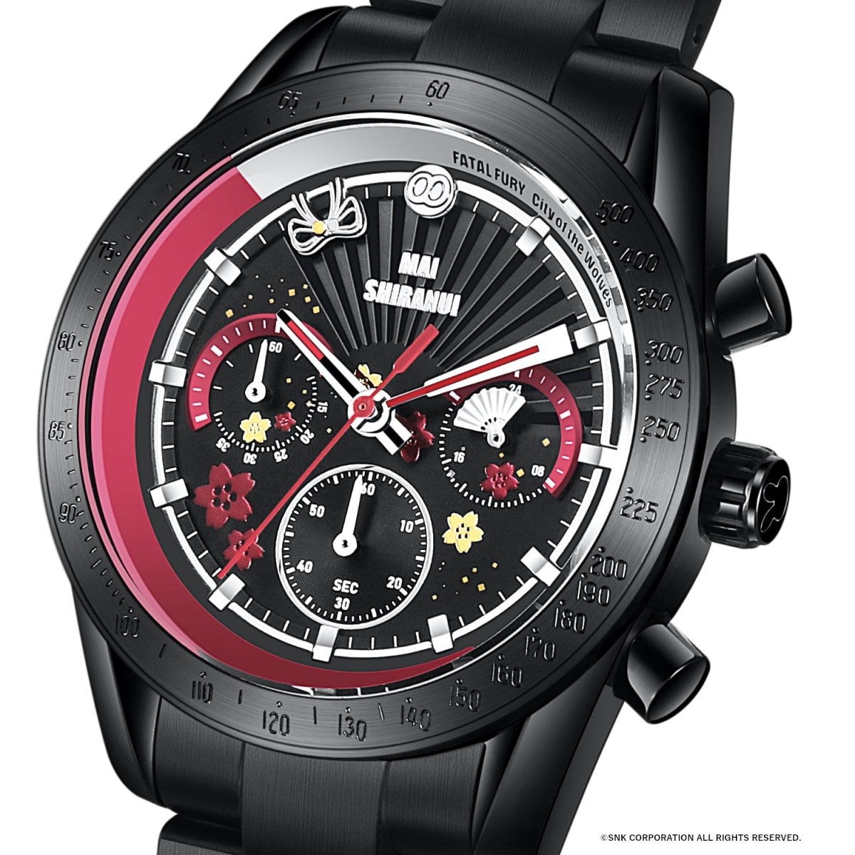 餓狼伝説 City of the Wolves 不知火 舞 クロノグラフ腕時計 - フルトンジャパン公式通販サイト|アニメコレクション