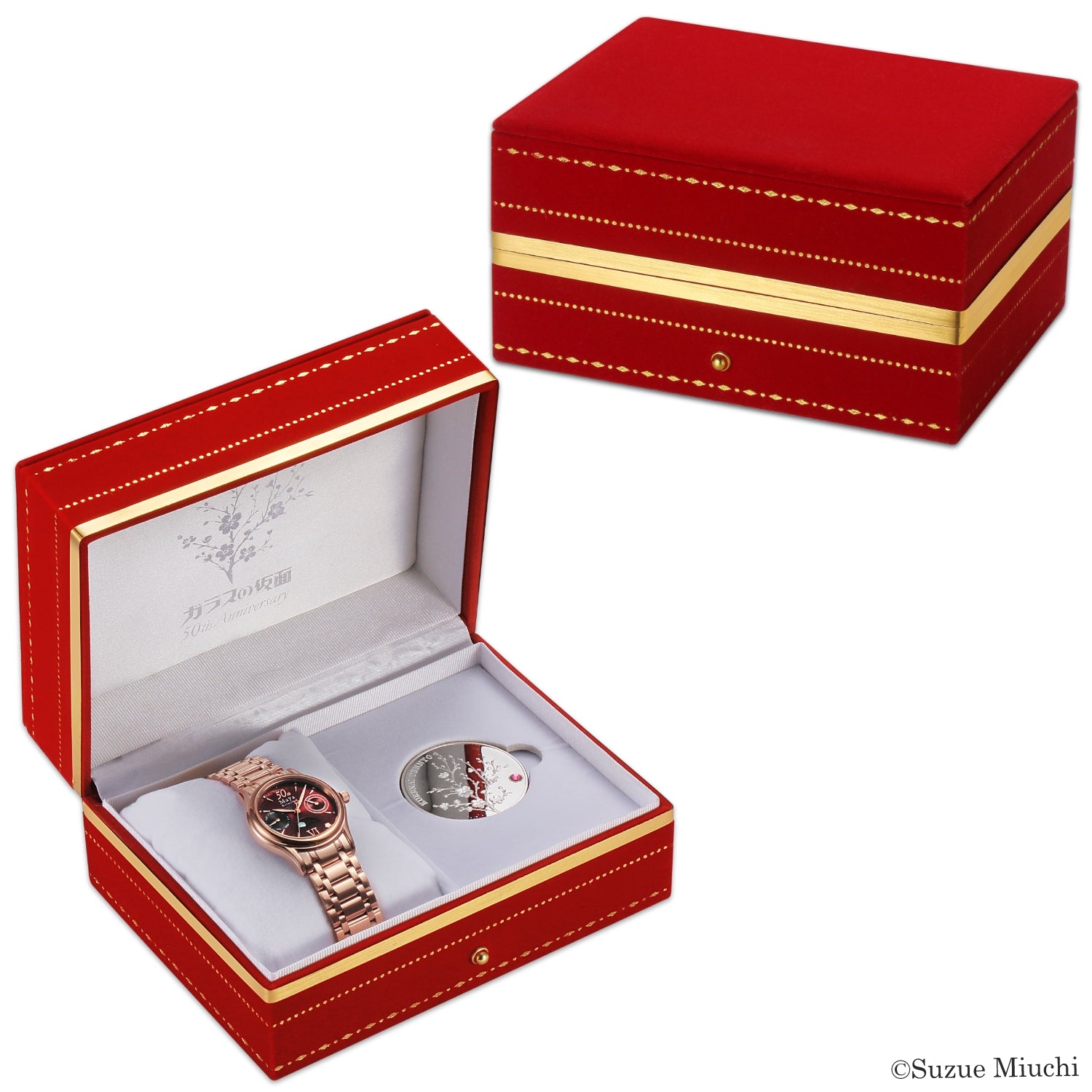 『ガラスの仮面』連載50周年記念 アニバーサリーウォッチ 北島マヤモデル