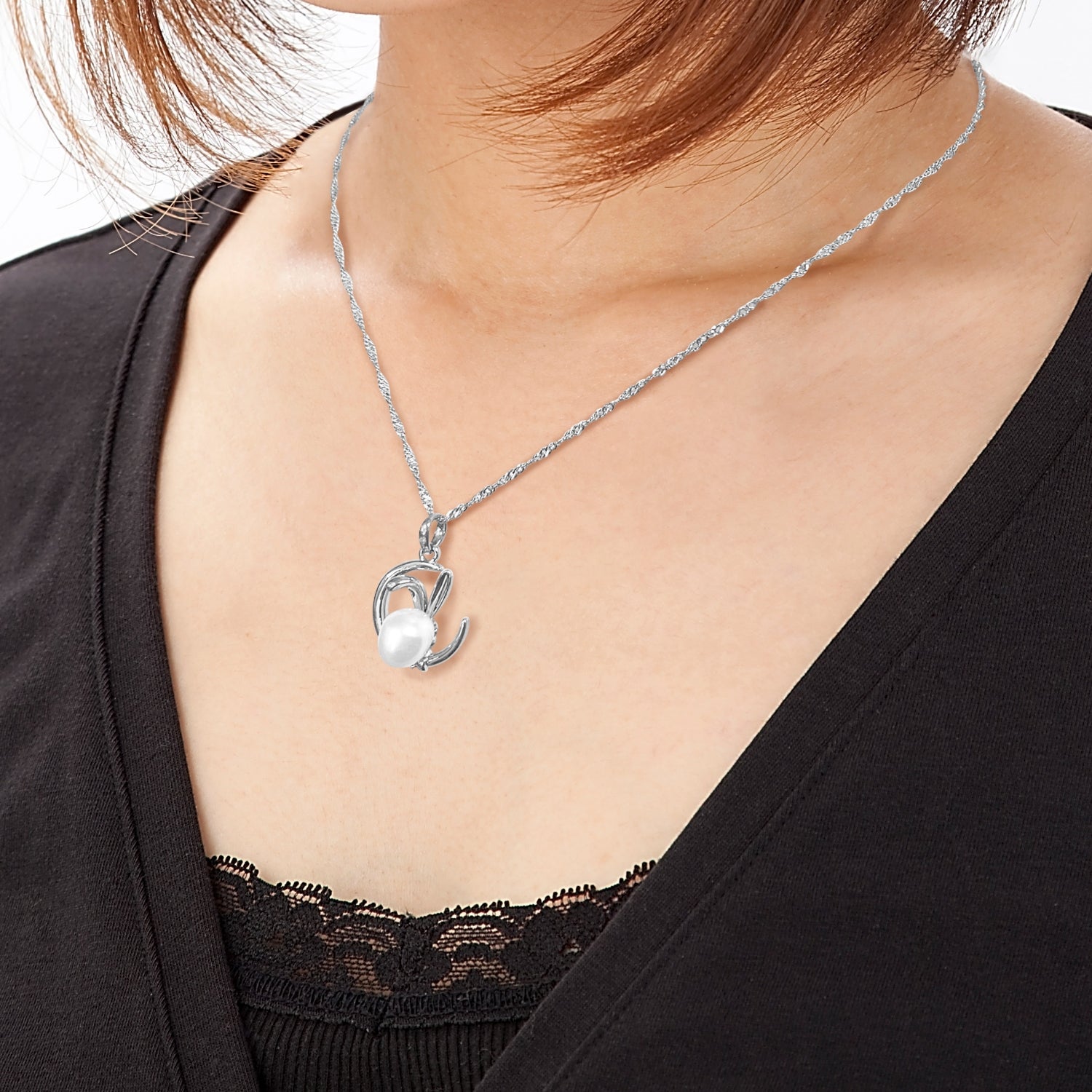 ≪月のウサギ≫天然ダイヤモンド 磁気ネックレス シルバー - 公式通販サイト「アニメコレクション/Anime Collection」