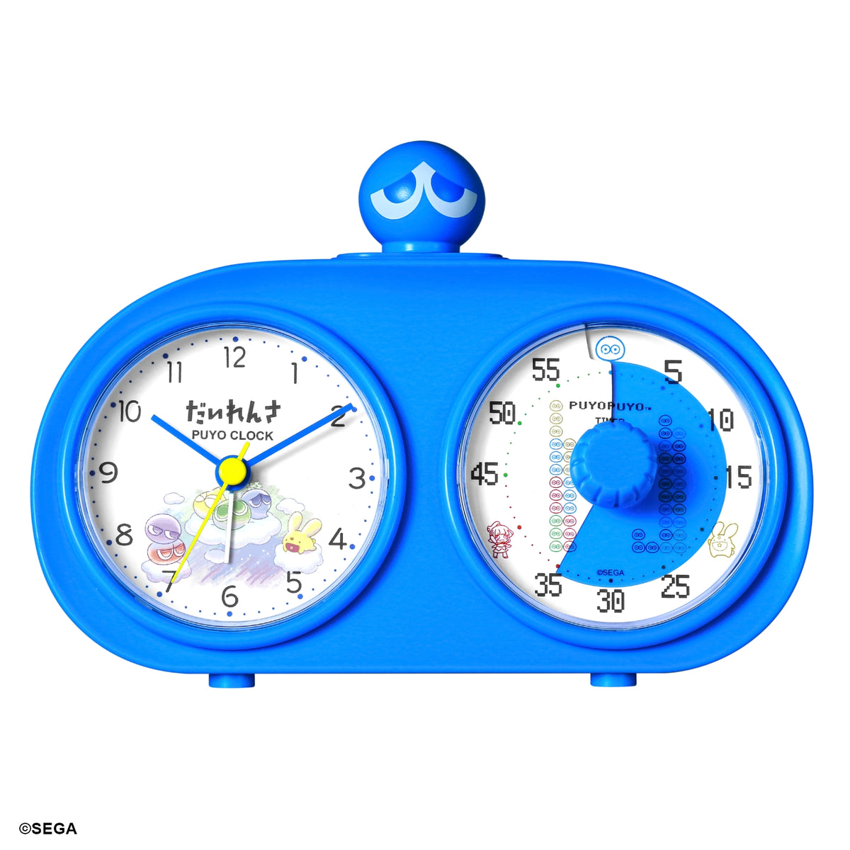 『ぷよぷよ』35周年記念 だいれんさ CLOCK&TIMER あおぷよモデル