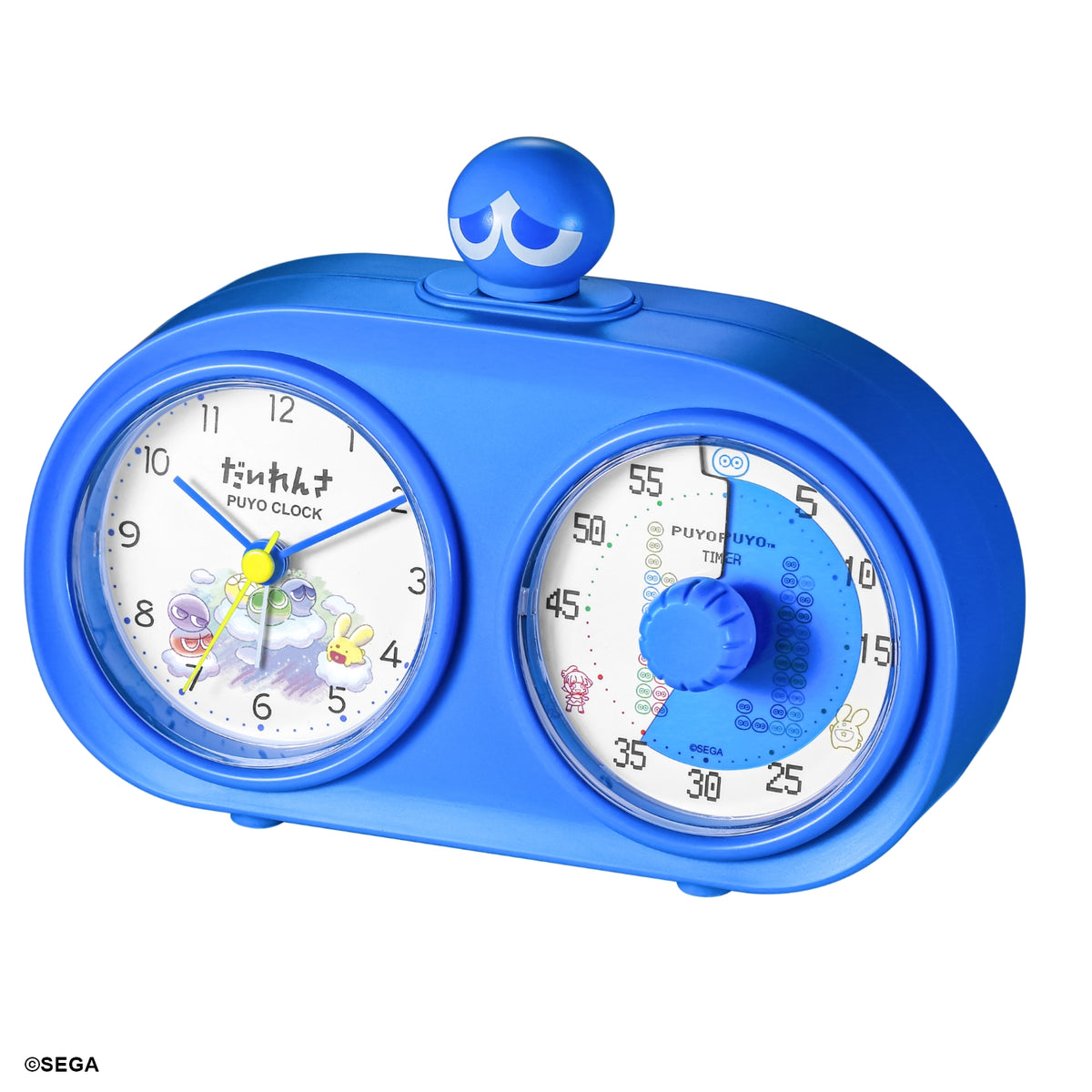 『ぷよぷよ』35周年記念 だいれんさ CLOCK&TIMER あおぷよモデル