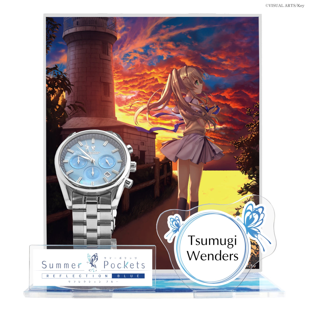 『Summer Pockets REFLECTION BLUE』クロノグラフ腕時計 紬 ヴェンダース