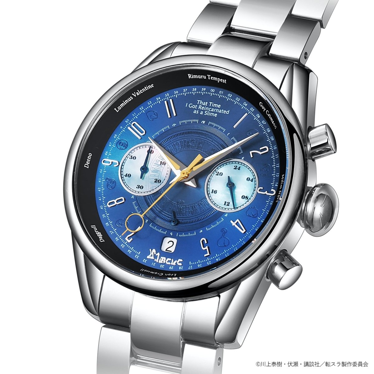 TVアニメ「転生したらスライムだった件」智慧之王 (ラファエル) クロノグラフ腕時計 - 公式通販サイト「アニメコレクション/Anime Collection」