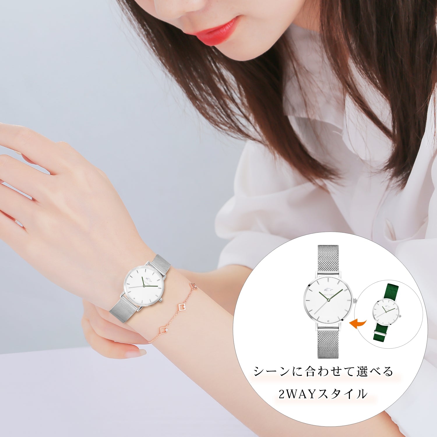 『TIGER & BUNNY 2』天然ダイヤ ソーラーウォッチ バーナビー・ブルックス Jr. - 公式通販サイト「アニメコレクション/Anime Collection」