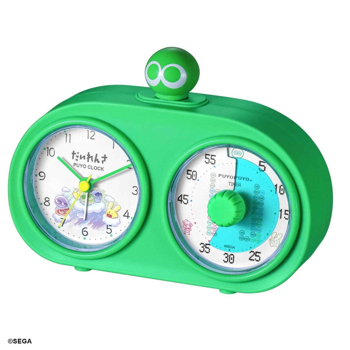『ぷよぷよ』35周年記念 だいれんさ CLOCK&TIMER みどりぷよモデル - フルトンジャパン公式通販サイト