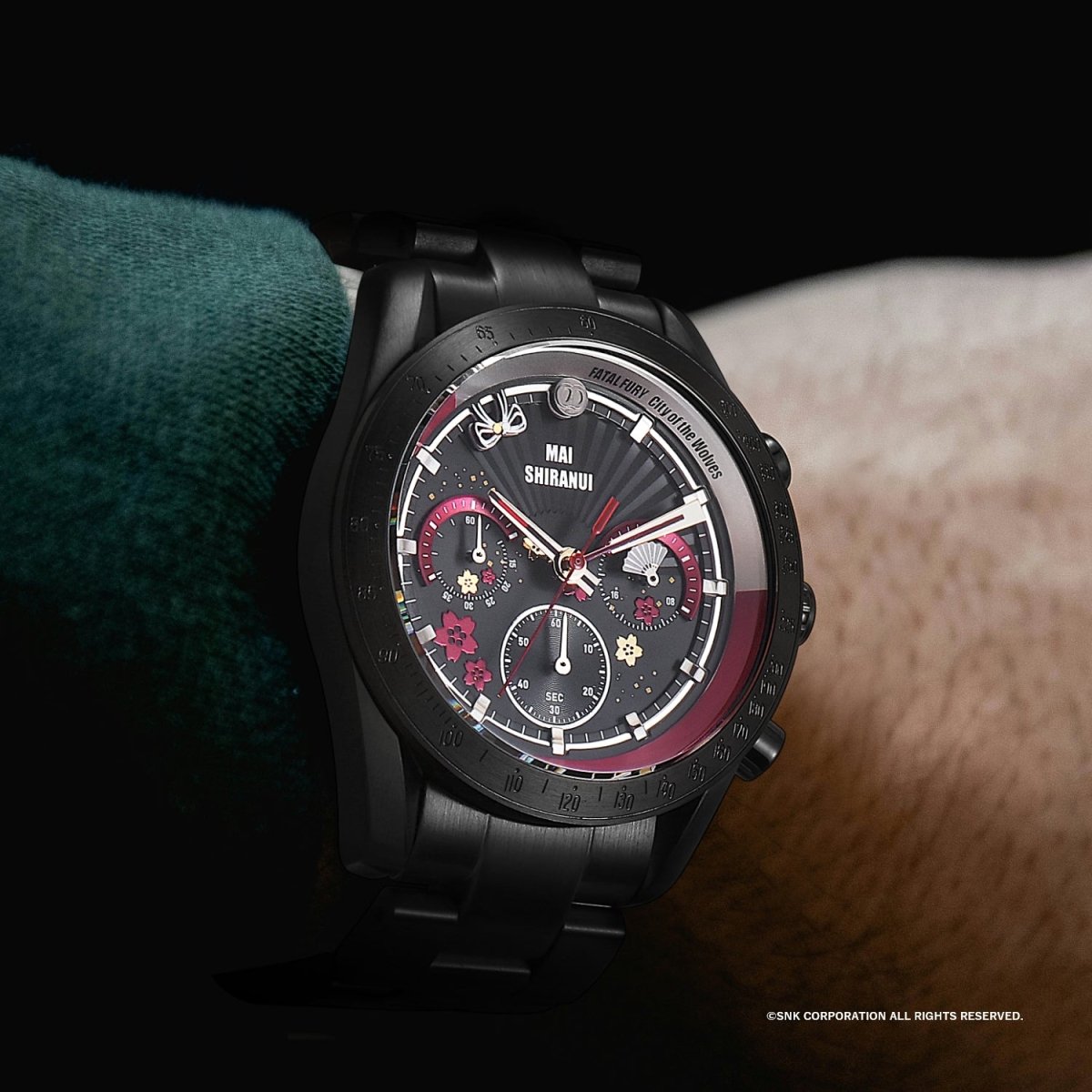 餓狼伝説 City of the Wolves 不知火 舞 クロノグラフ腕時計 - フルトンジャパン公式通販サイト|アニメコレクション