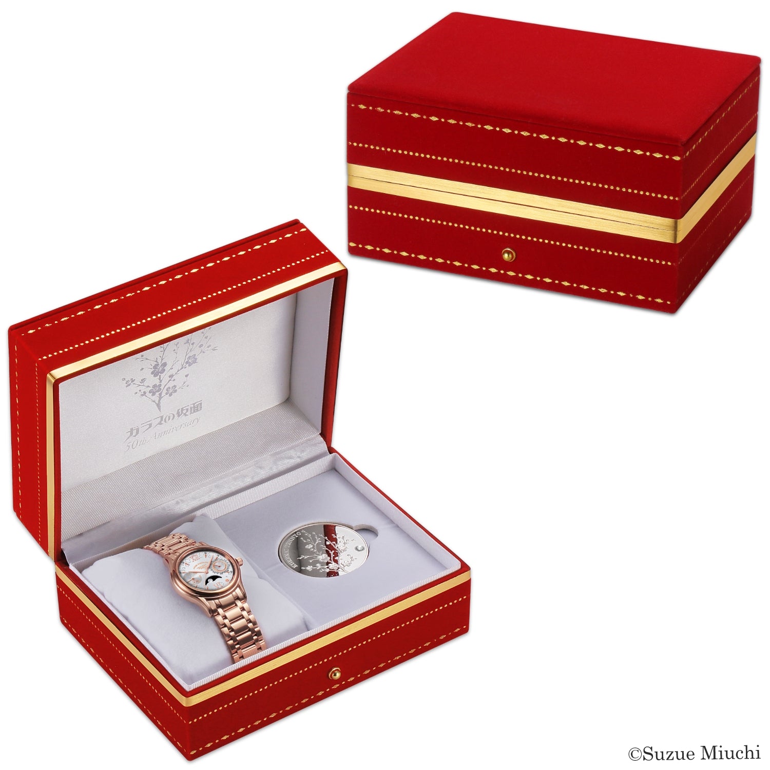 『ガラスの仮面』連載50周年記念 アニバーサリーウォッチ 姫川亜弓モデル