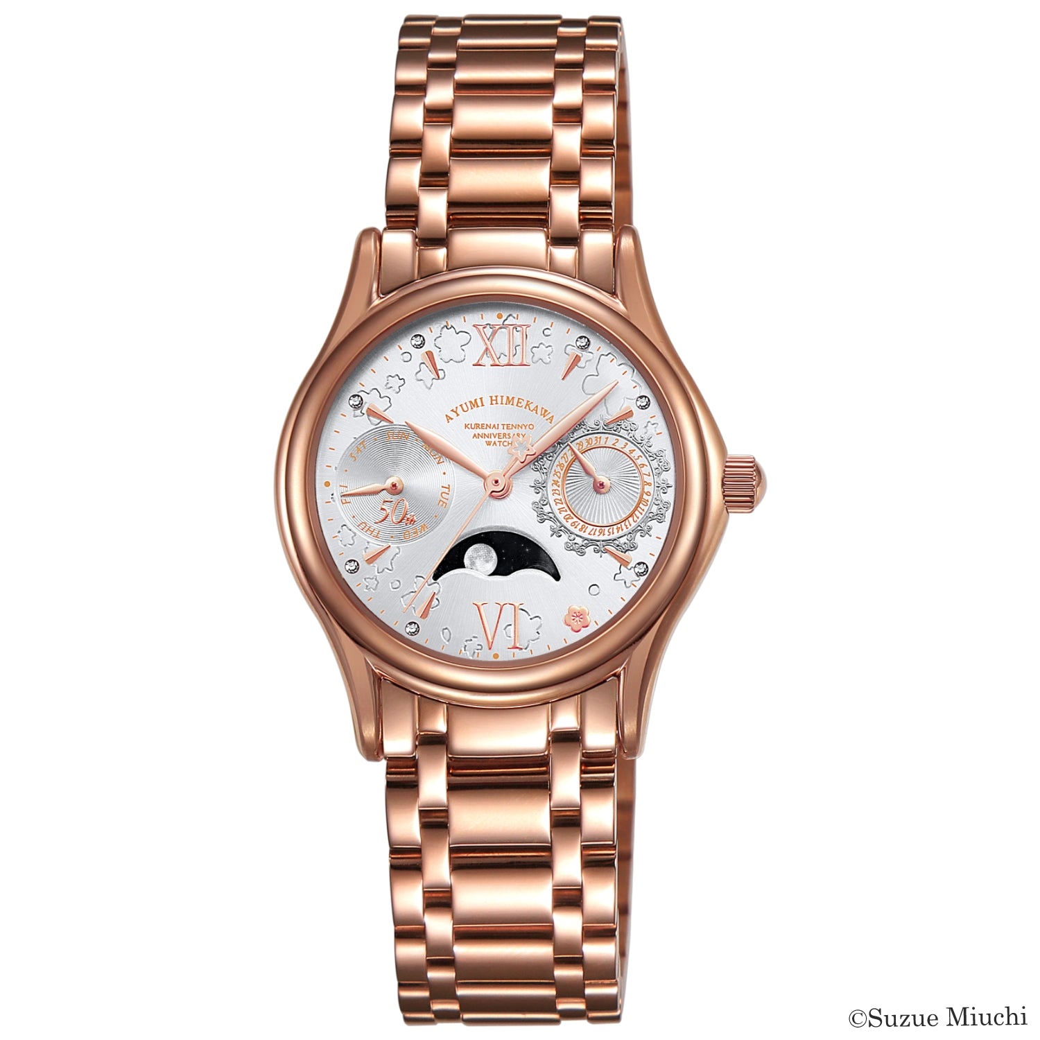 『ガラスの仮面』連載50周年記念 アニバーサリーウォッチ 姫川亜弓モデル