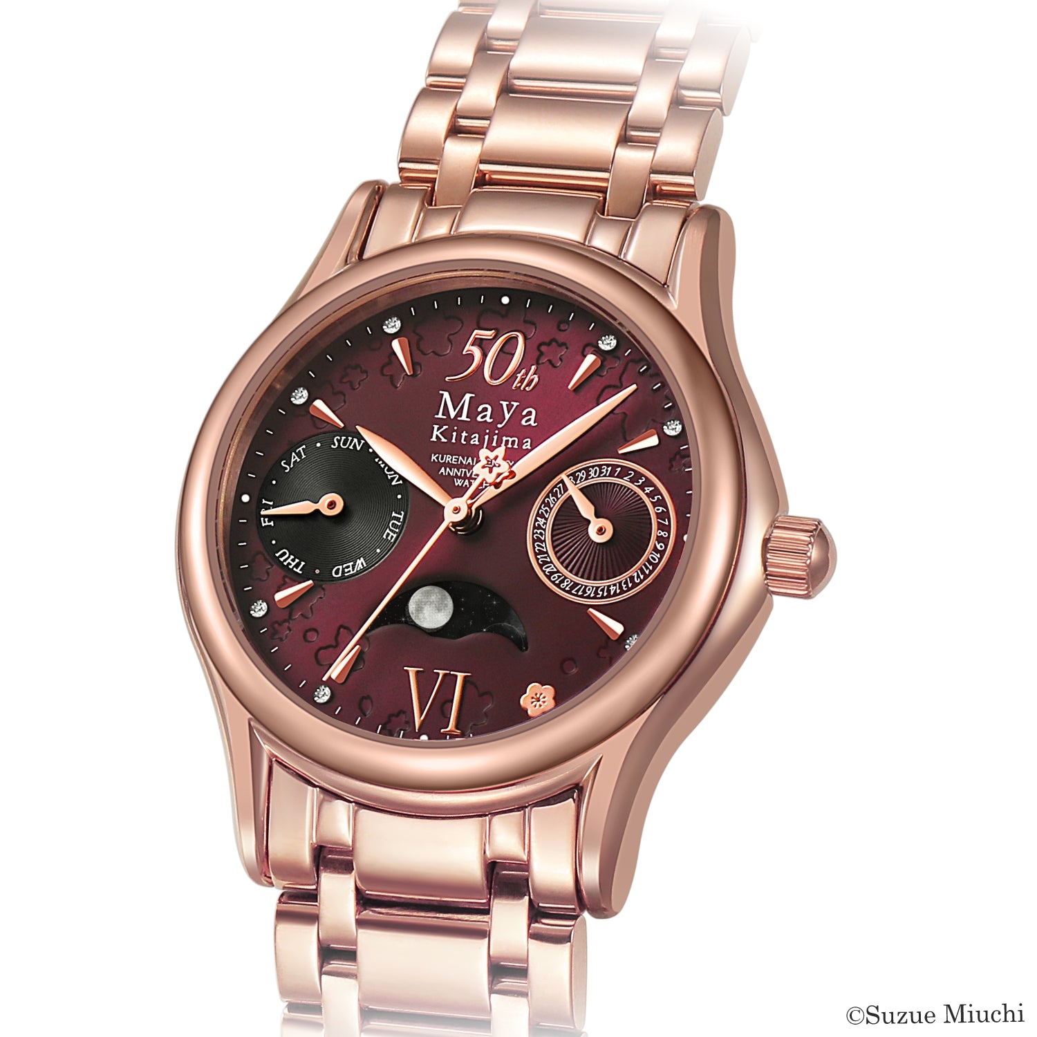 『ガラスの仮面』連載50周年記念 アニバーサリーウォッチ 北島マヤモデル