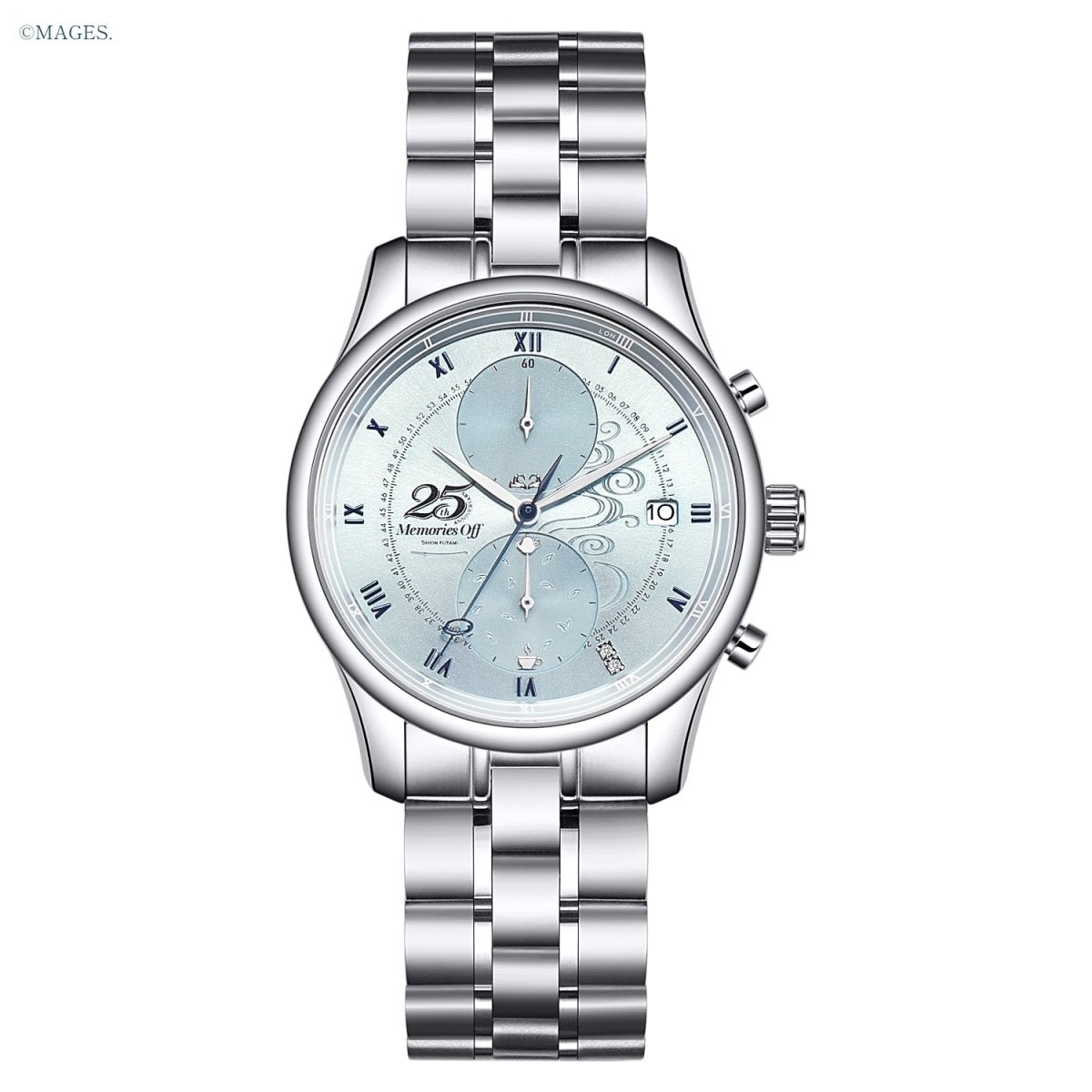 「Memories Off」25周年記念アニバーサリー クロノグラフ腕時計 双海詩音モデル - フルトンジャパン公式通販サイト|アニメコレクション