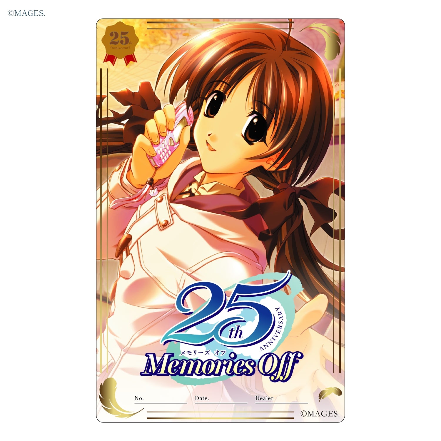 「Memories Off」25周年記念アニバーサリー クロノグラフ腕時計 白河ほたるモデル