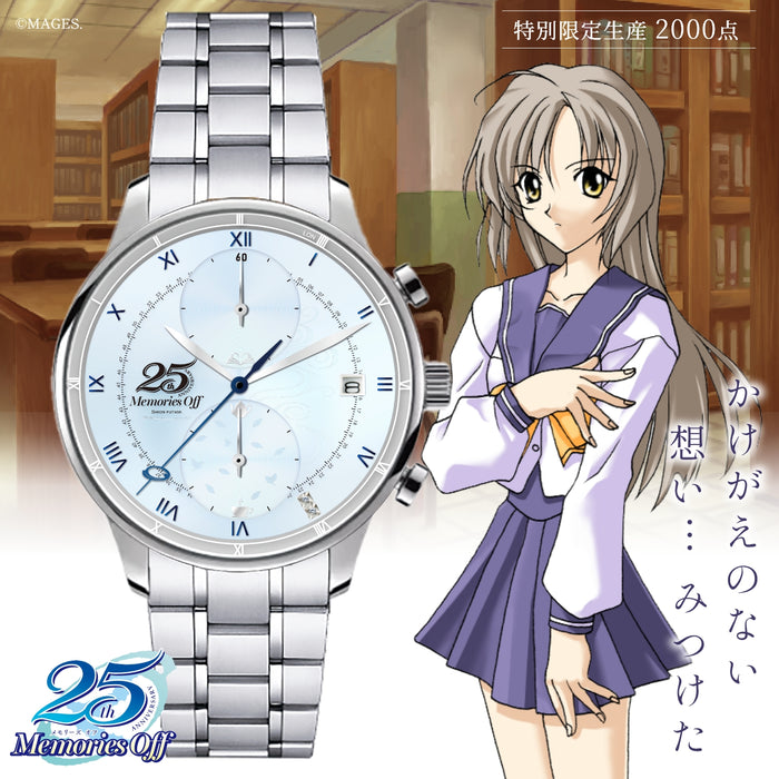【PRE-ORDER】Memories Off 25th Anniversary Chronograph Watch Futami Shion Model