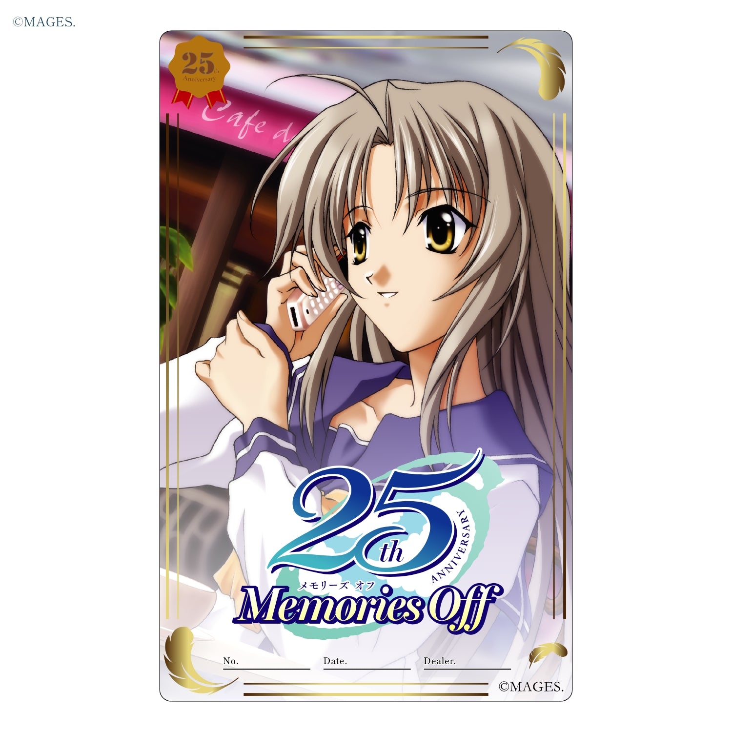 「Memories Off」25周年記念アニバーサリー クロノグラフ腕時計 双海詩音モデル