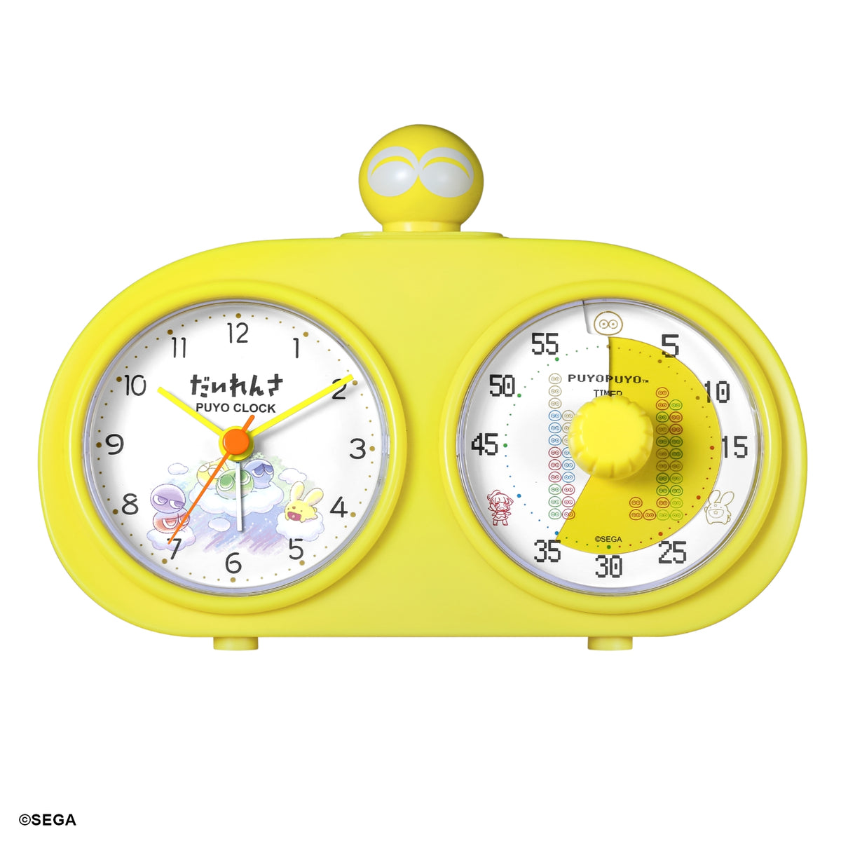『ぷよぷよ』35周年記念 だいれんさ CLOCK&TIMER きいろぷよモデル