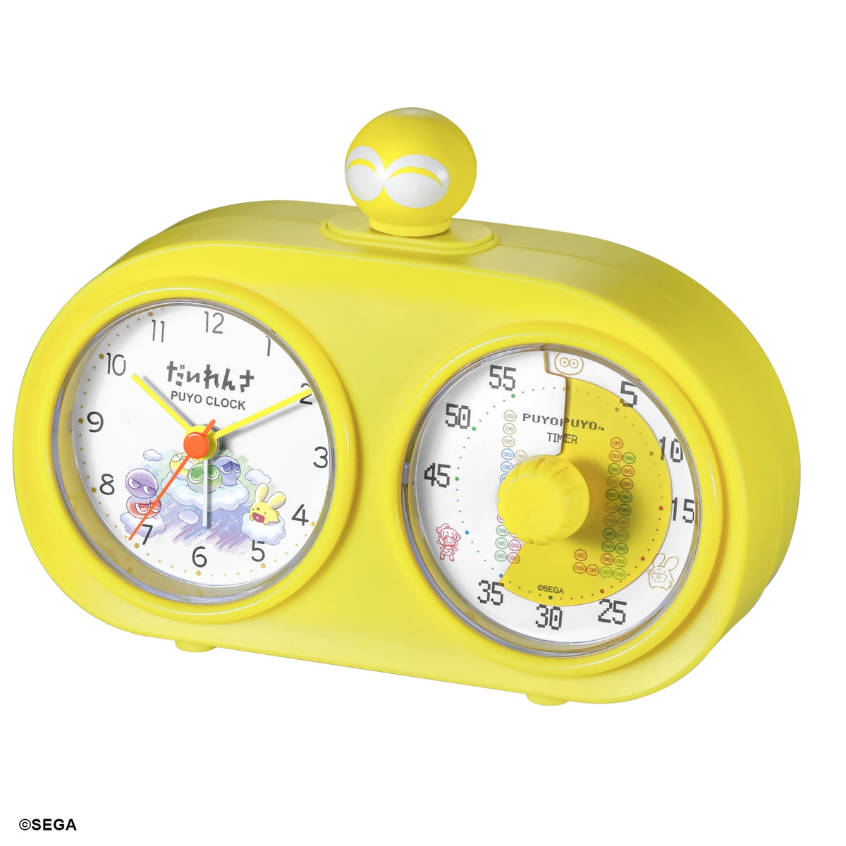 『ぷよぷよ』35周年記念 だいれんさ CLOCK&TIMER きいろぷよモデル
