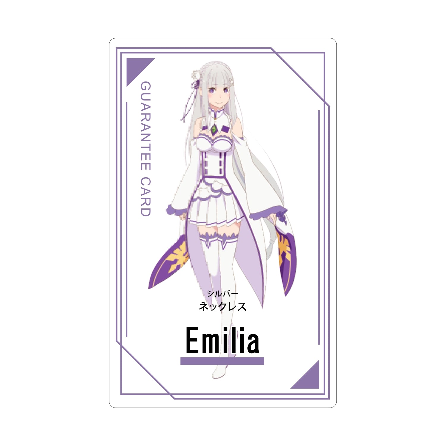 TV Anime 'Re:Zero - Starting Life in Another World' Silver Necklace Em
