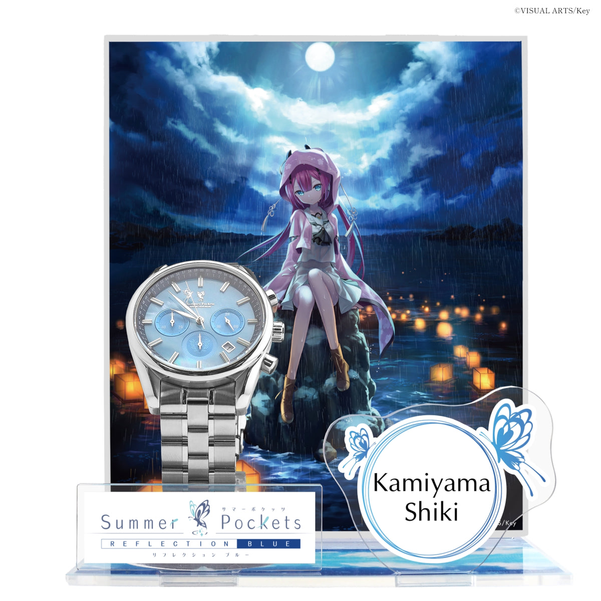 『Summer Pockets REFLECTION BLUE』クロノグラフ腕時計 神山 識