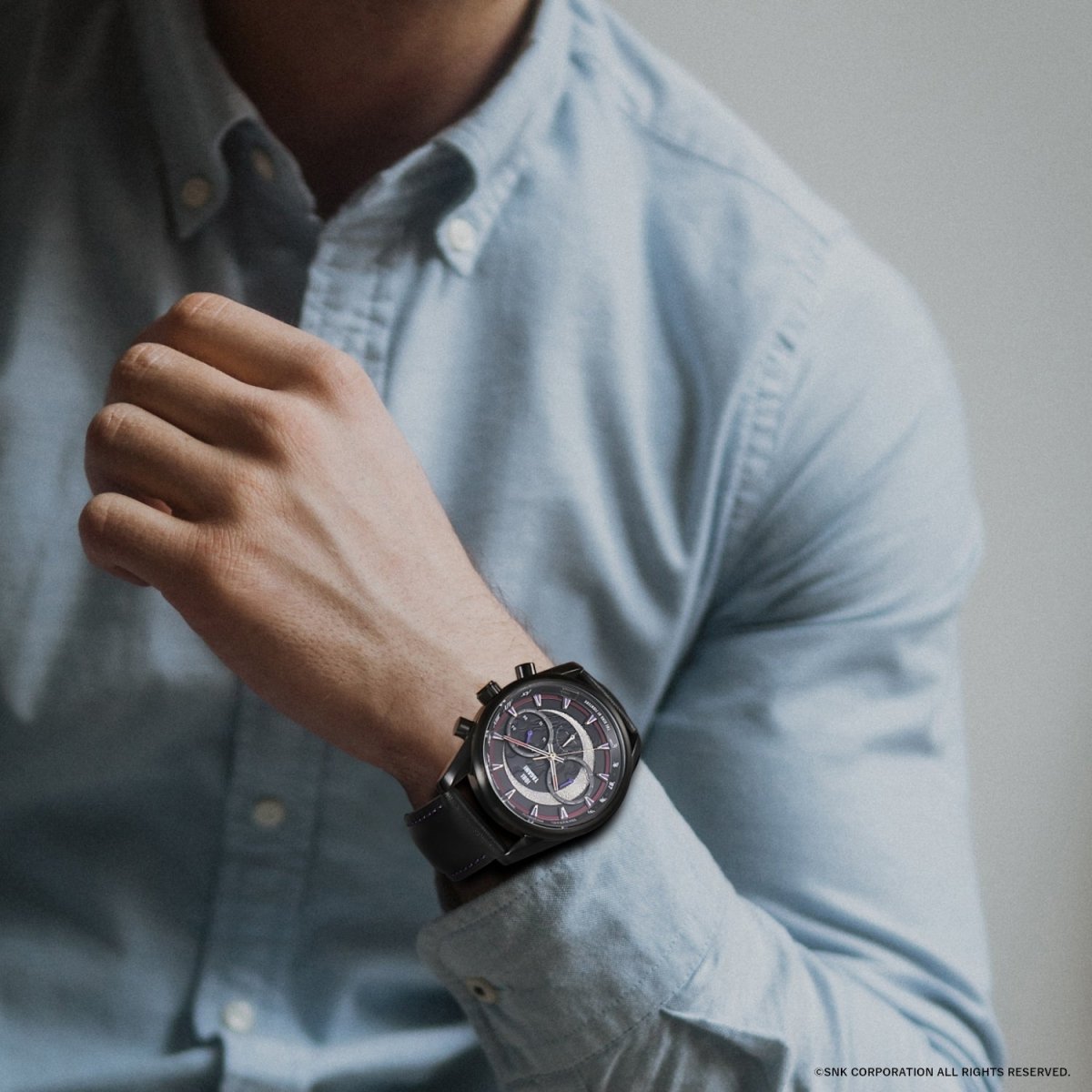 THE KING OF FIGHTERS 30TH ANNIVERSARYクロノグラフ腕時計 八神 庵 - フルトンジャパン公式通販サイト|アニメコレクション