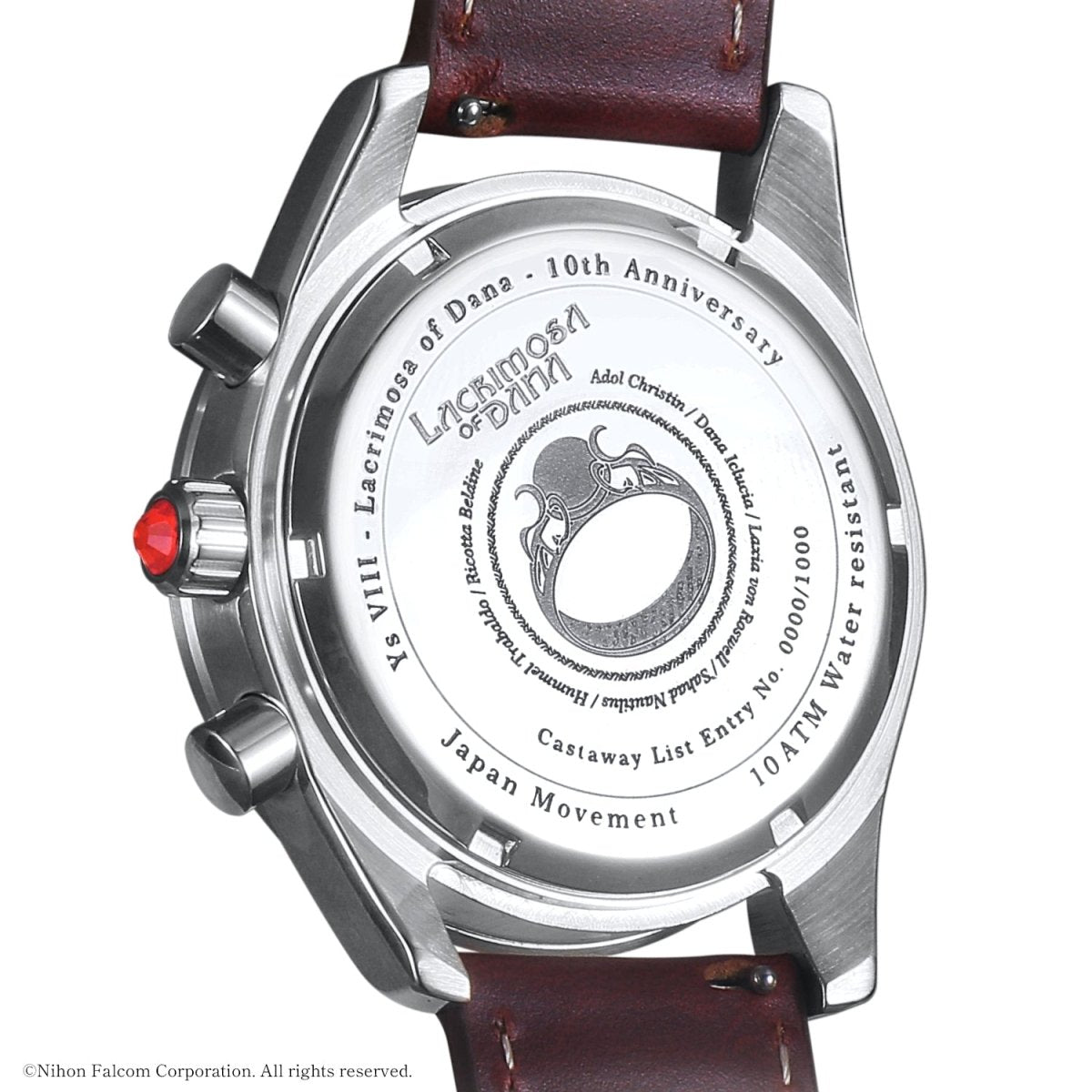 「Ys VIII - Lacrimosa of DANA - 」10周年記念クロノグラフ腕時計 アドルモデル - 公式通販サイト「アニメコレクション/Anime Collection」