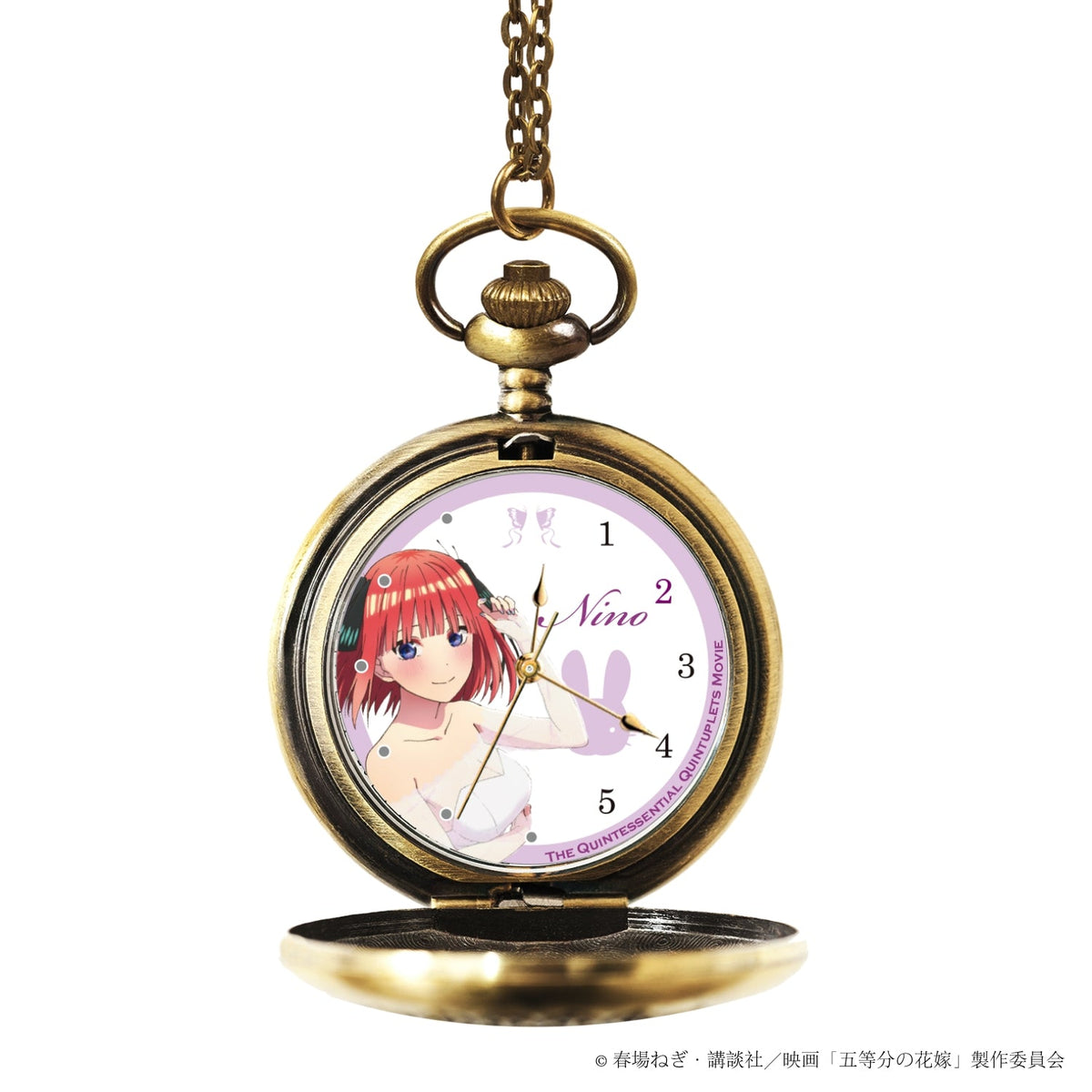 映画「五等分の花嫁」オフィシャルアンティーク懐中時計 中野 二乃